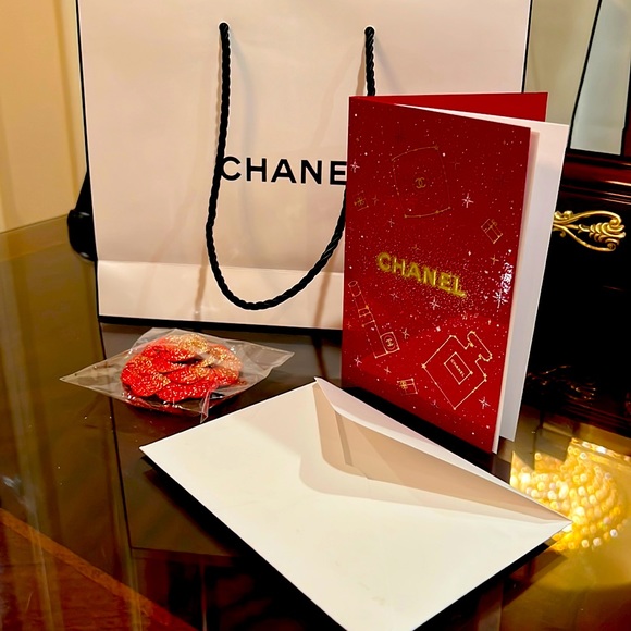 CHANEL Accessories - Chanel bag, limited edition card and envelop and limited edition Camilla